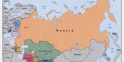 Мапа Русије И Монголије