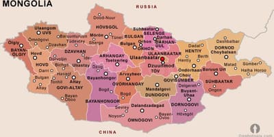 Лао, ако Монголија политичких 