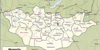 Карта монголске степе