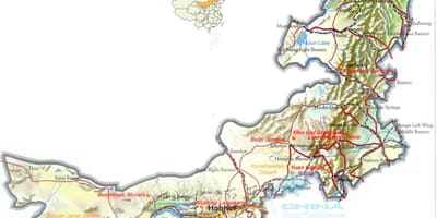 Монголија карта